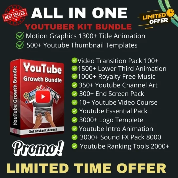مراجعة مجموعة Mega Bundle المتميزة All-in-1 YouTuber Kit