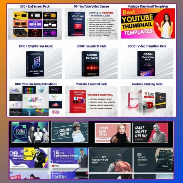 مراجعة مجموعة Mega Bundle المتميزة All-in-1 YouTuber Kit