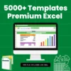 أكثر من 5000 قالب Excel مميز للأعمال | إمكانية تحقيق ربح بنسبة 100%
